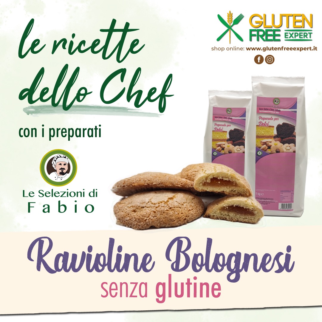 Preparato per biscotti senza glutine